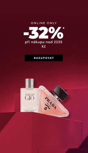 Online sleva -32 % na nákup parfémů Giorgio Armani a Prada při objednávce nad 2225 Kč.