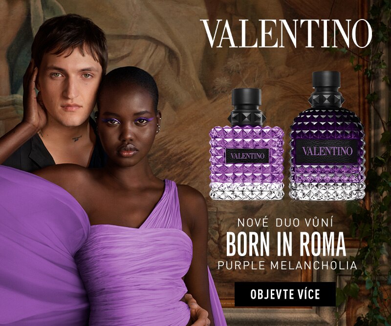 Parfémy Valentino Born in Roma Purple Melancholia – nové duo vůní v elegantních fialových flakonech.