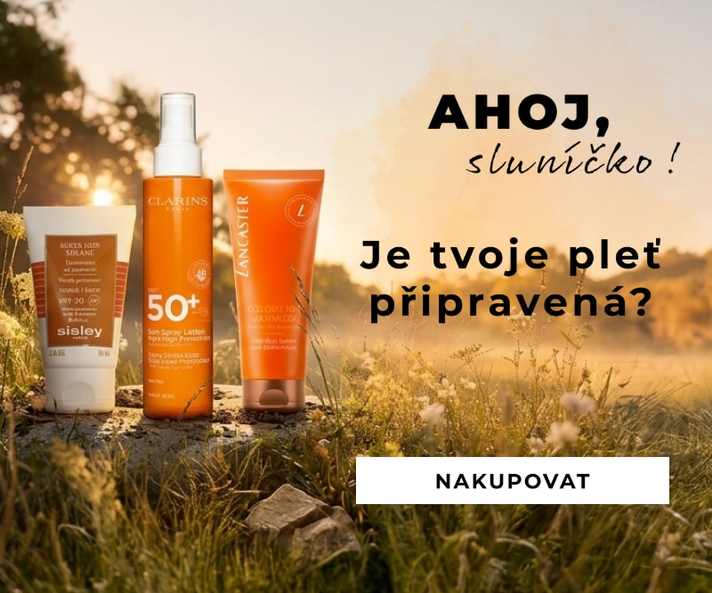Opalovací péče a krémy na slunce v letní kampani