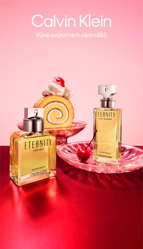 Parfémy Calvin Klein Eternity pro muže a ženy – sváteční vůně s elegantní prezentací, ideální jako dárek.