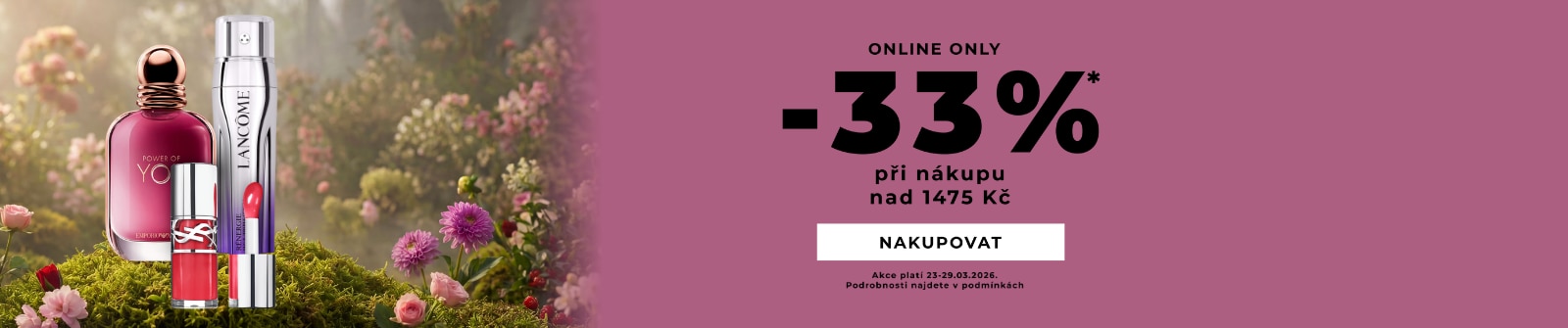 Online akce se slevou 33 % při nákupu nad 1475 Kč, nakupujte nyní.