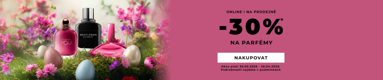 Parfémová akce Marionnaud se slevou 30 %, online i na prodejnách