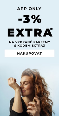 App Only nabídka: extra sleva −3 % na vybrané parfémy s kódem EXTRA3.