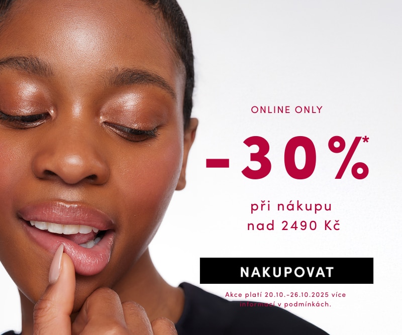 Online sleva -30 % při nákupu nad 2490 Kč, platí od 20. do 26. října 2025. Nakupujte nyní