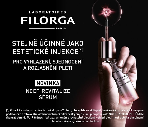 Filorga NCEF-Revitalize sérum – novinka pro vyhlazení, sjednocení a rozjasnění pleti.
