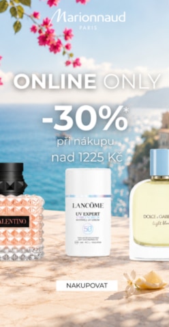ONLINE ONLY -30% při nákupu nad 1225 Kč, výběr parfémů a péče o pleť na středomořském pobřeží