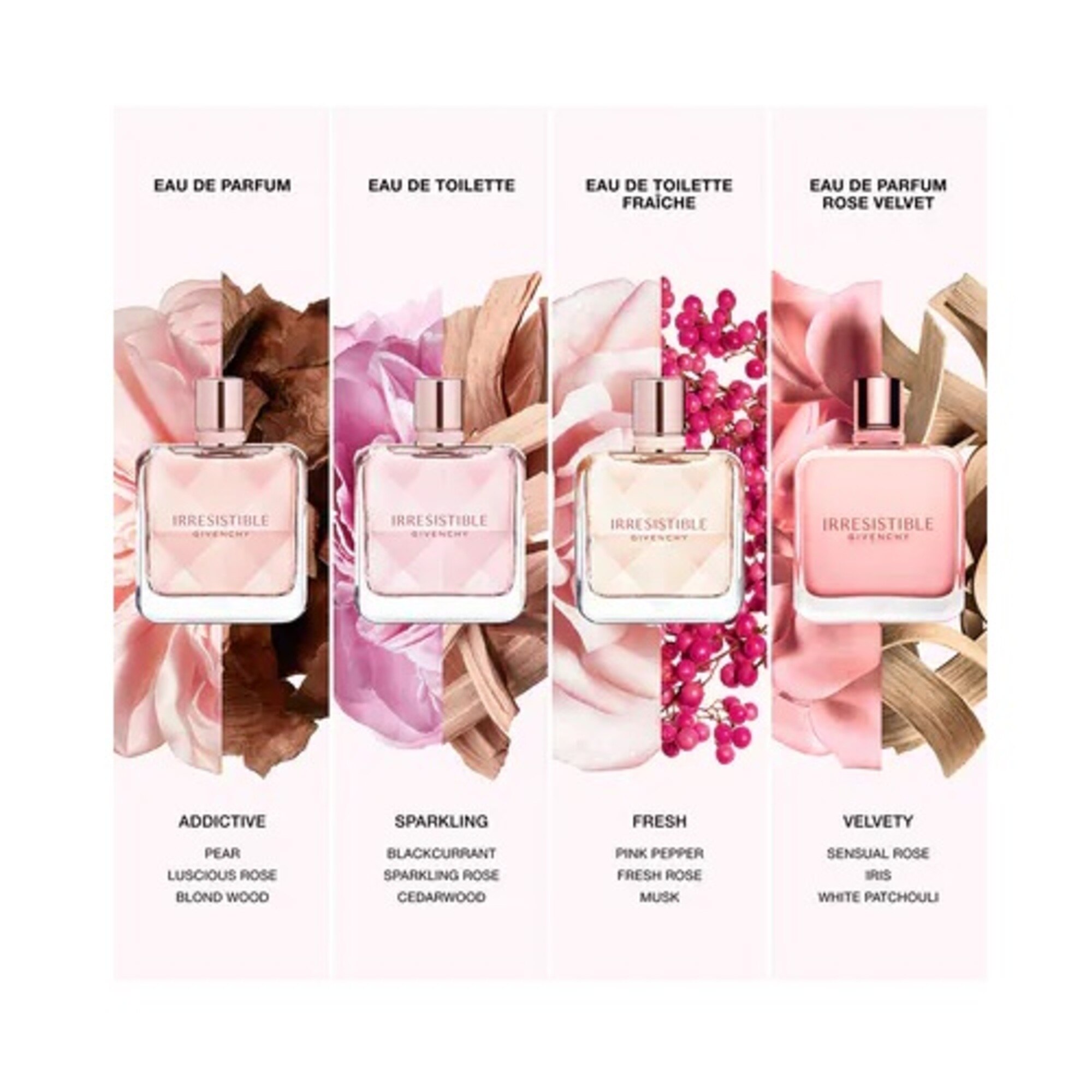 50 ML GIVENCHY IRRESISTIBLE ROSE VELVET GIV IRRESISTIBLE EDP ROSE VELVET 50ML  1 of 3 