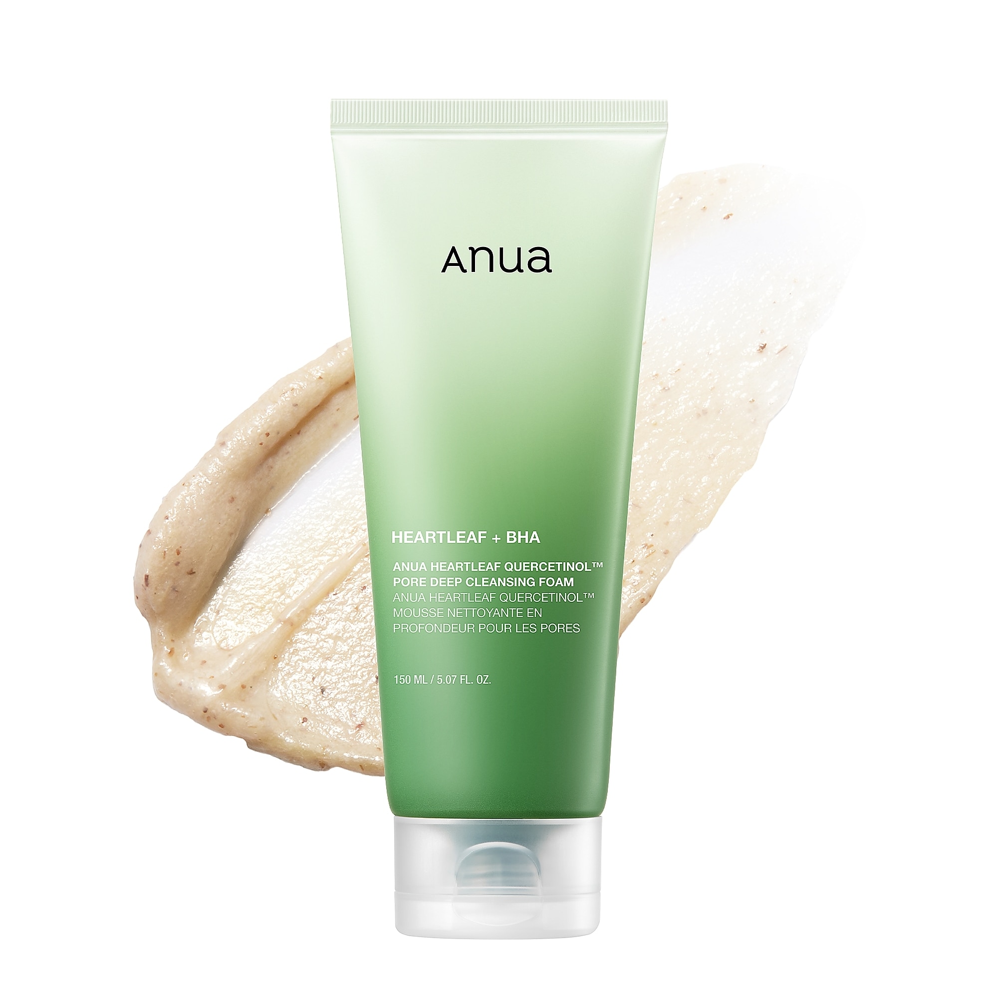 150 ML ANUA HEARTLEAF QUERCETINOL PORE DEEP CLEANSING FOAM Čisticí pěna na ucpané póry 1 of 3