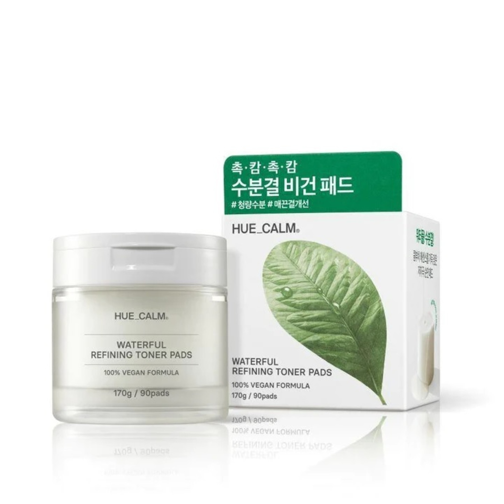 170 G Hue_Calm WATERFUL REFINING TONER PADS Tonizující tamponky 1 of 1