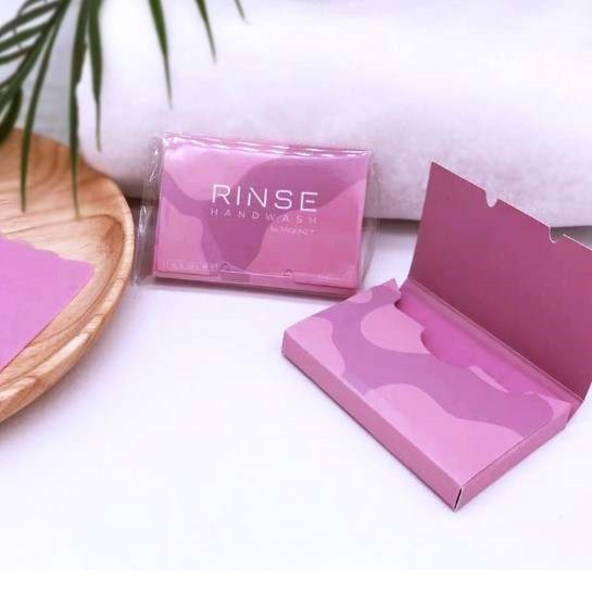 Cestovní mýdlové rozpustné tablety ubrousky vůně osvěžující