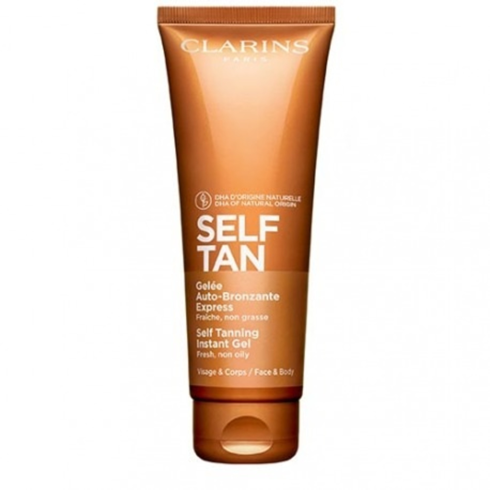 125 ML Clarins SELF TANNING INSTANT GEL Samoopalovací gel na obličej a tělo 1 of 2