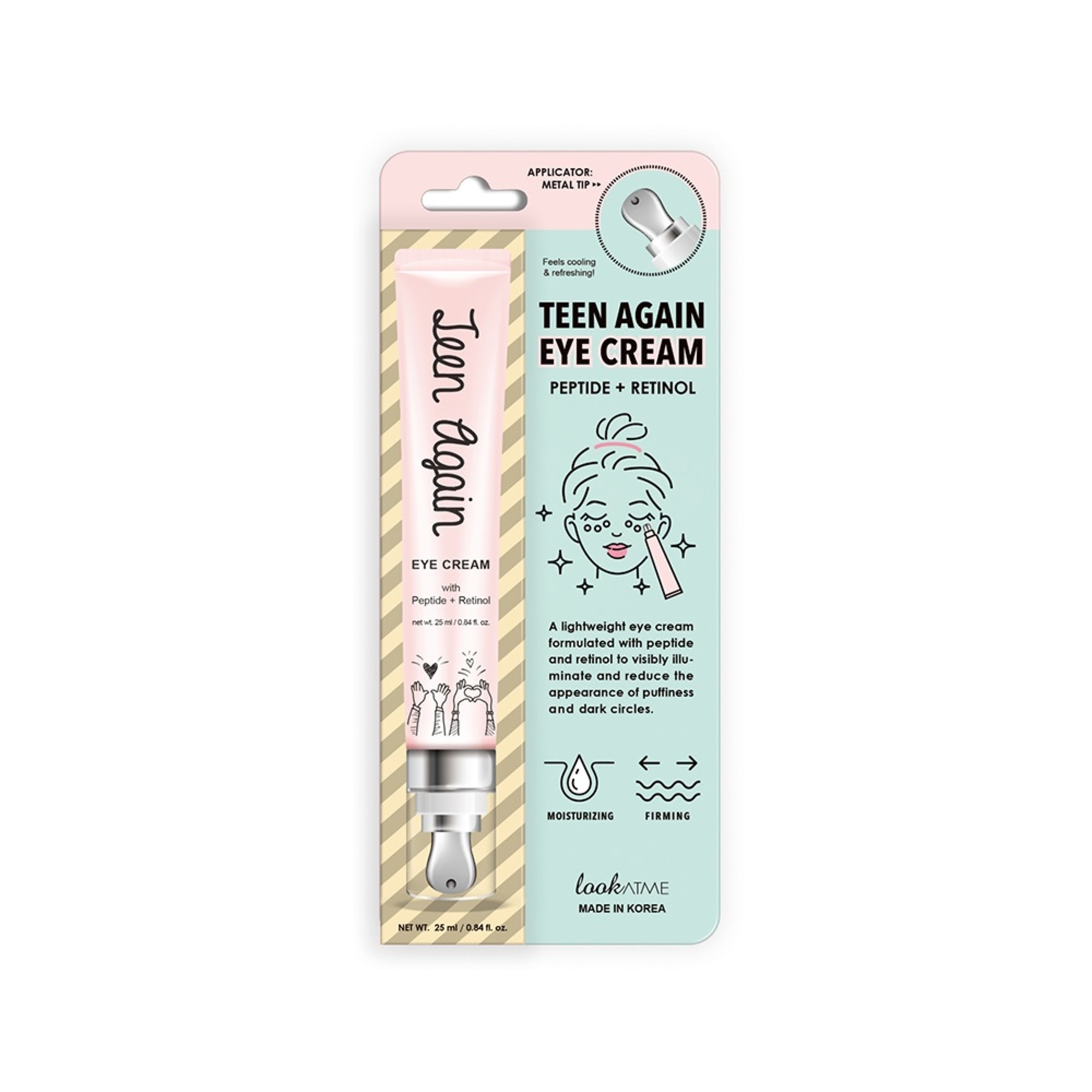 25 ML Look at Me TEEN METAL HEAD TIP EYE CREAM Lehký krém na oční kontury 1 of 1