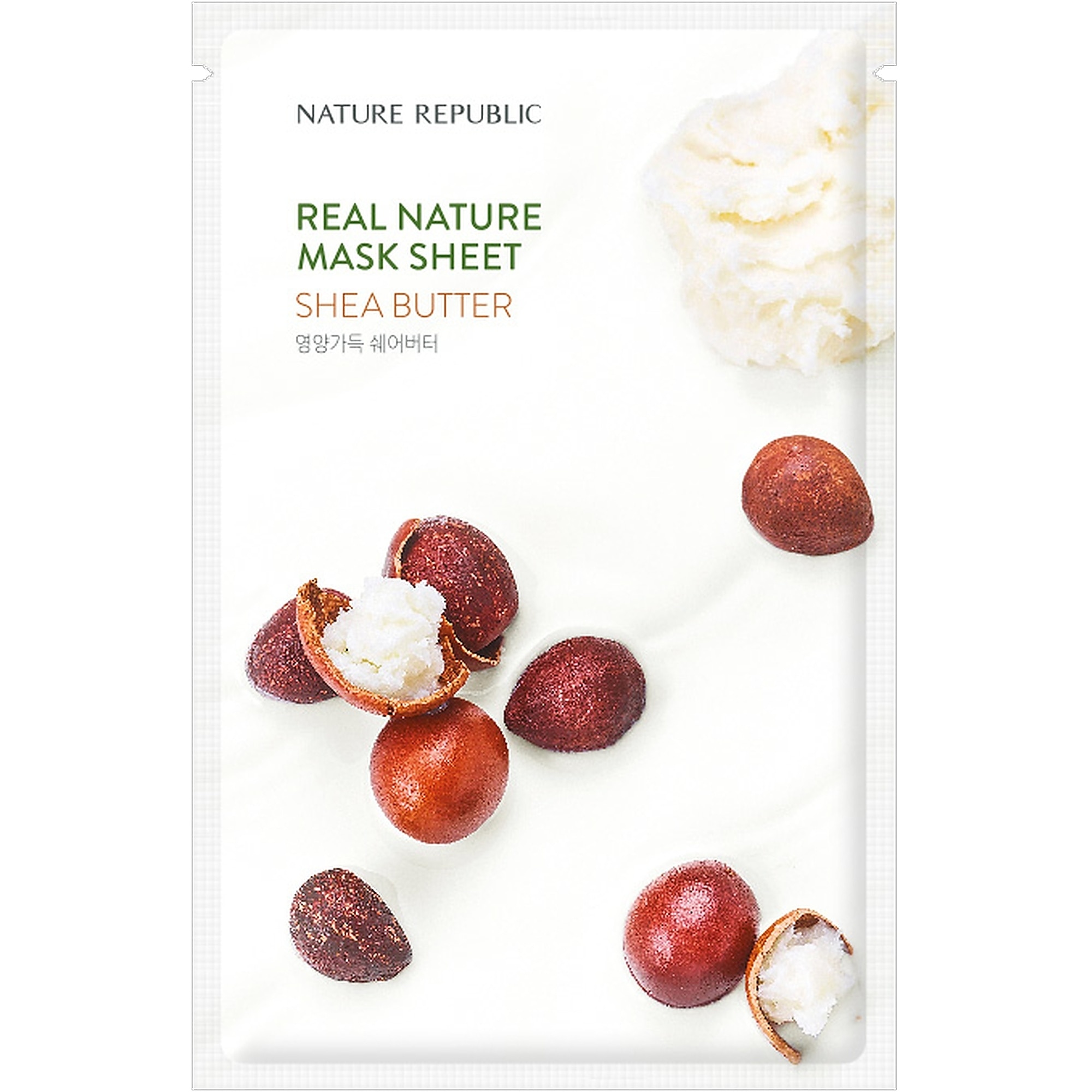 23 ML NATURE REPUBLIC SHEA BUTTER MASK SHEET Pleťová maska 1 of 1 Pleťová maska