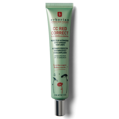 45 ML Erborian CC RED CORRECT CC krém proti začervenání pleti  1 of 3 
