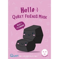 25 G Quret HELLO:) CHARCOAL Pleťová maska  1 of 2 