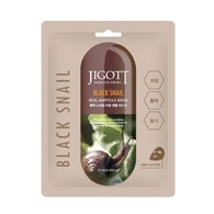 27 ML Jigott BLACK SNAIL AMPOULE MASK Maska s šnečím extraktem  1 of 2 