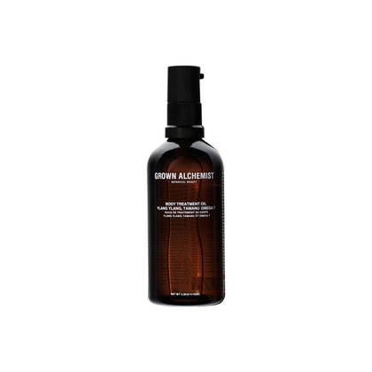 100 ML GROWN ALCHEMIST BODY TREATMENT OIL: YLANG YLANG, TAMANU, OMEGA 7 Tělový olej 1 of 2