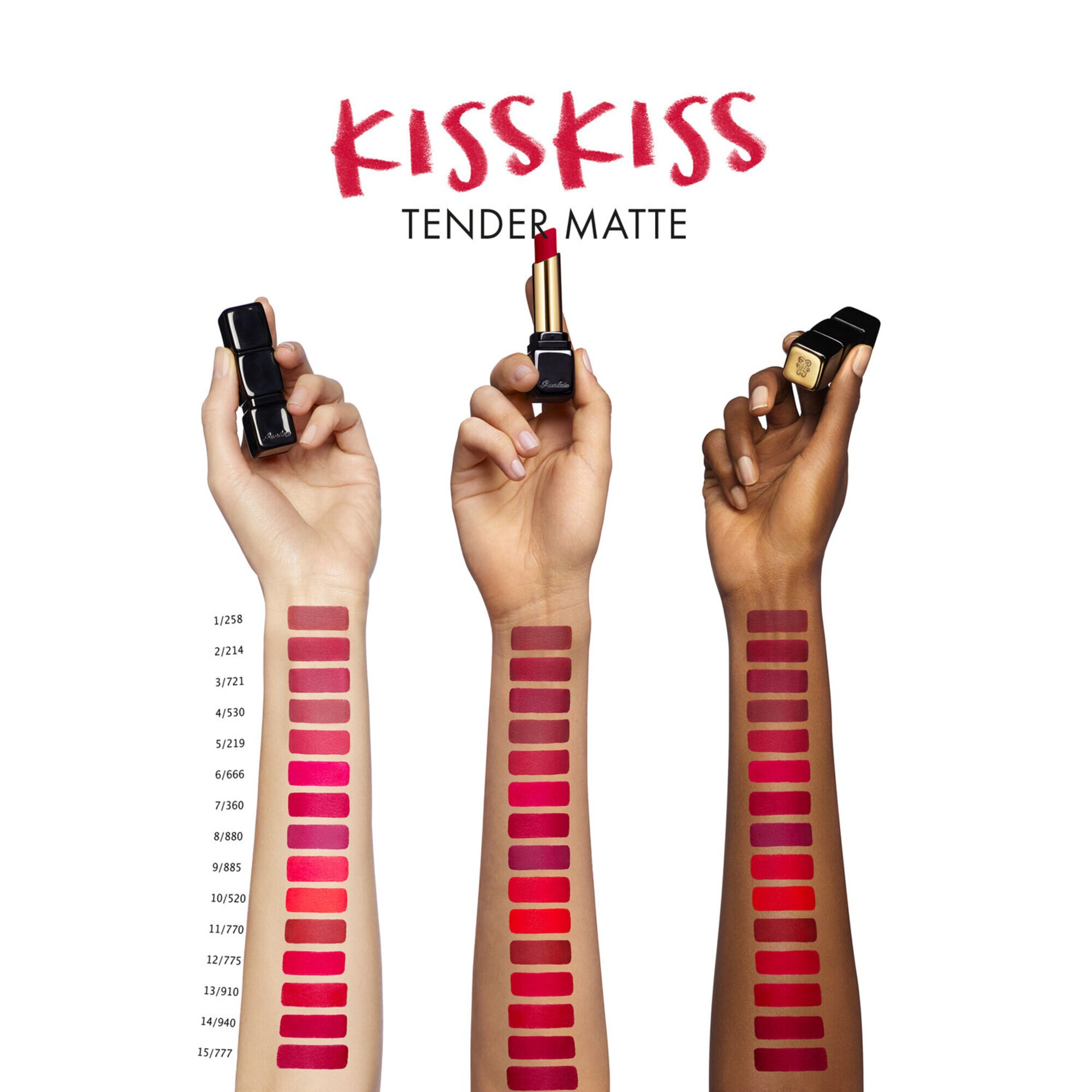  GUERLAIN KISSKISS TENDER MATTE Matná rtěnka  1 of 3 