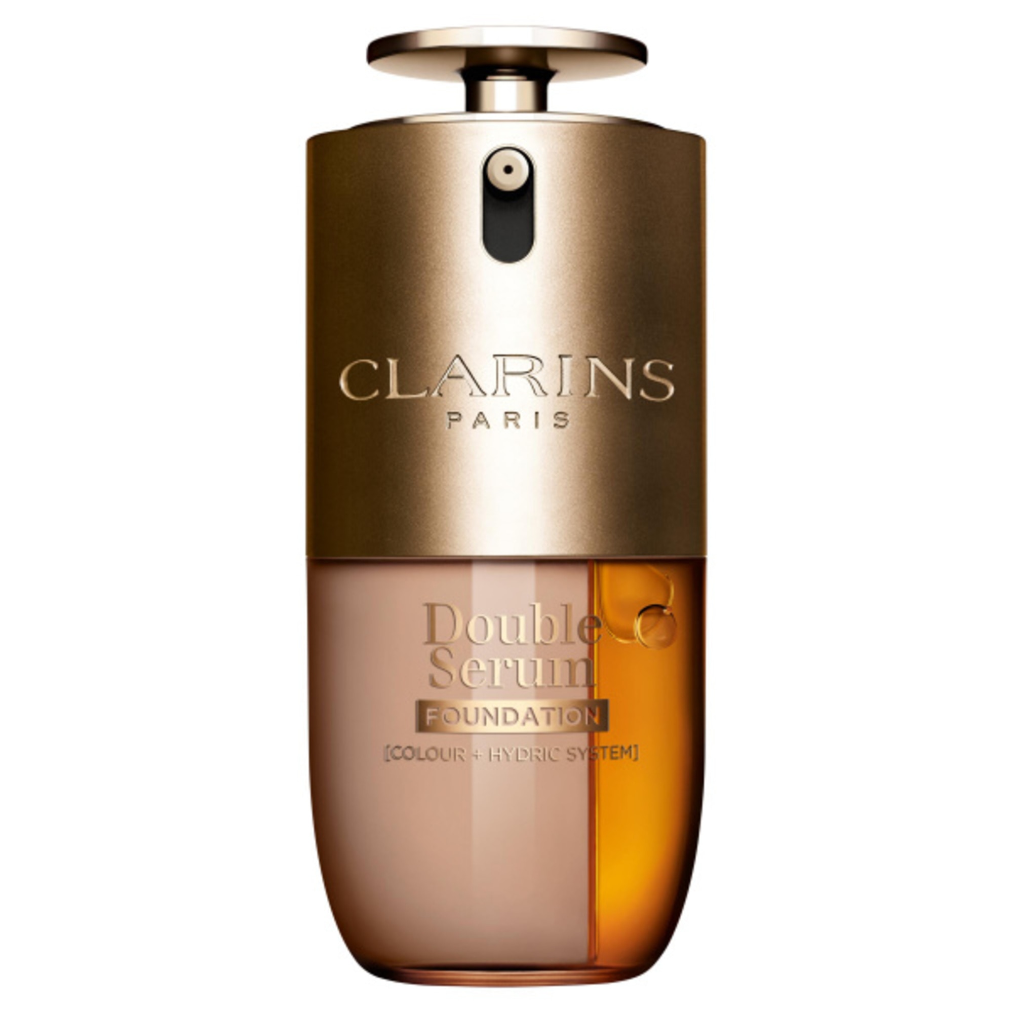  Clarins DOUBLE SERUM FOUNDATION Hybridní sérum-make-up nové generace  Hybridní sérum-make-up nové generace