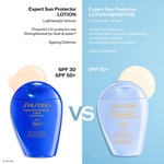 150 ML SHISEIDO EXPERT SUN PROTECTOR LOTION SENSITIVE SPF 50+ Opalovací mléko pro citlivou pokožku 4 of 4 Opalovací mléko pro citlivou pokožku