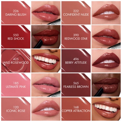 Dlouhotrvající rtěnka s lesklým finišem