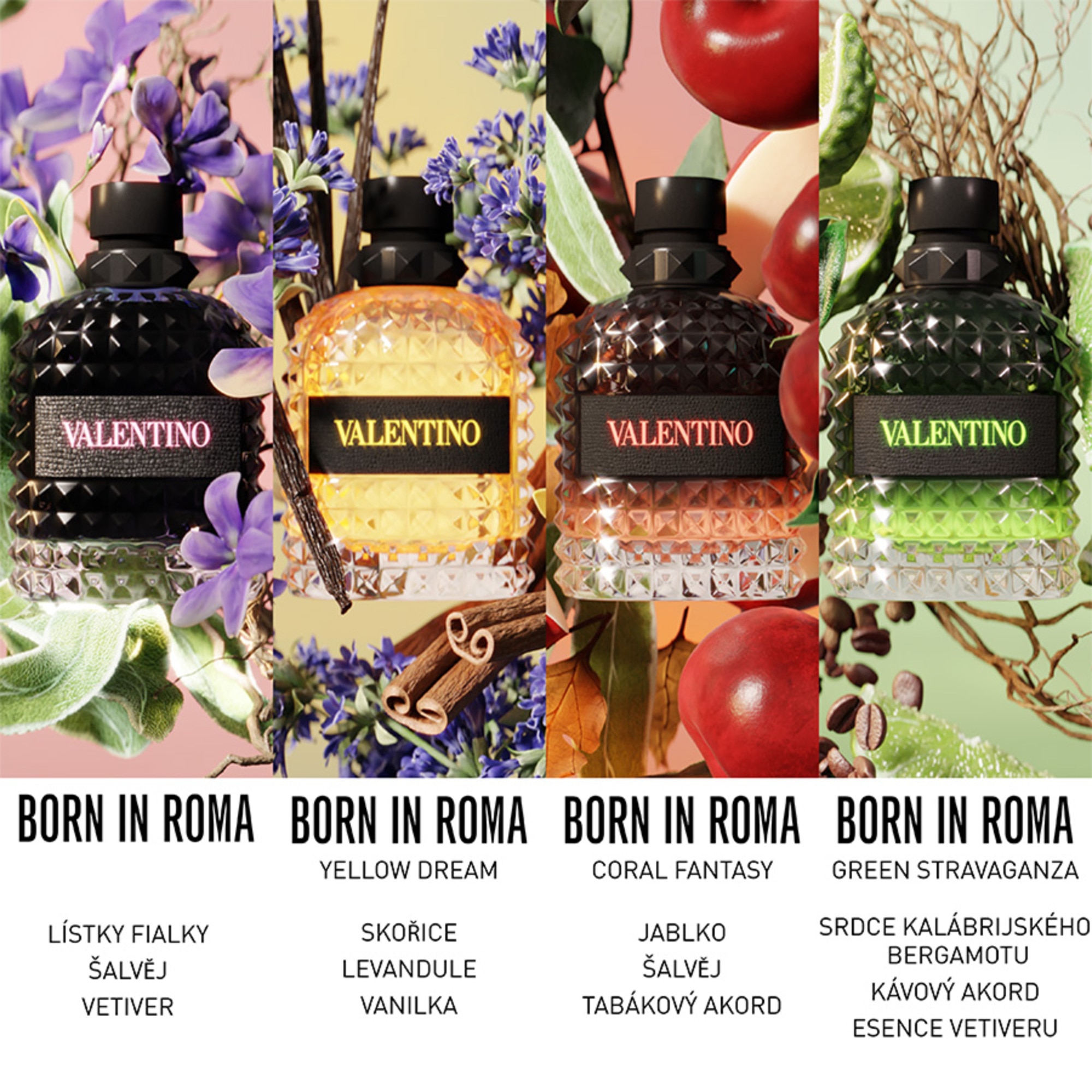 100 ML VALENTINO BORN IN ROMA GREEN STRAVAGANZA UOMO Toaletní voda pro muže  8 of 8 Toaletní voda pro muže