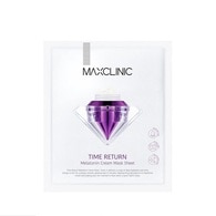 28 G Max Clinic TIME RETURN MELATONIN CREAM MASK SHEET Pleťová maska a melotoninem  1 of 2 