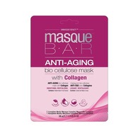 58 ML Masquebar ANTI-AGING BIO CELLULOSE SHEET MASK Inovativní biocelulózová maska  1 of 2 