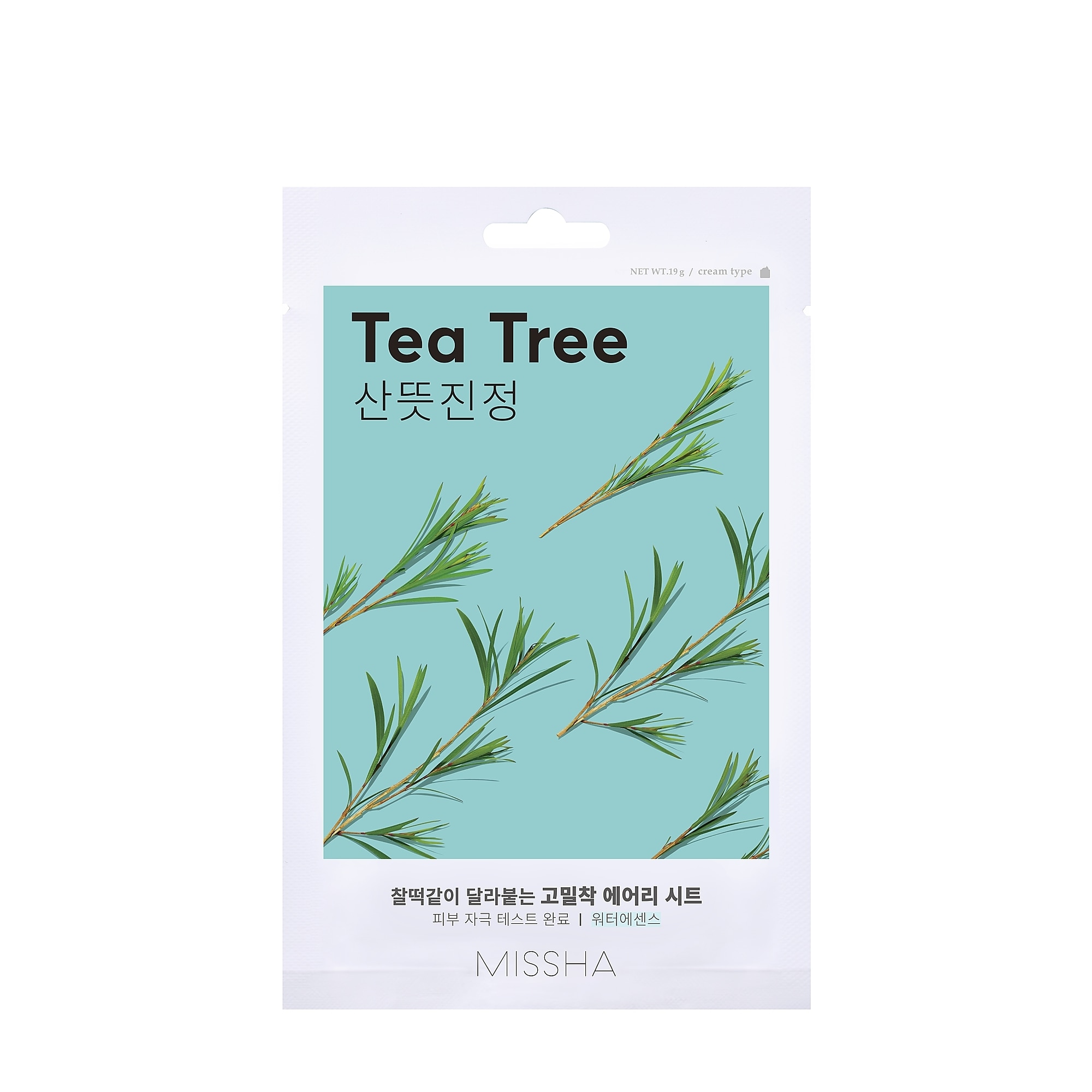 22 G MISSHA AIRY FIT SHEET MASK TEA TREE Pleťová maska 1 of 1 Pleťová maska