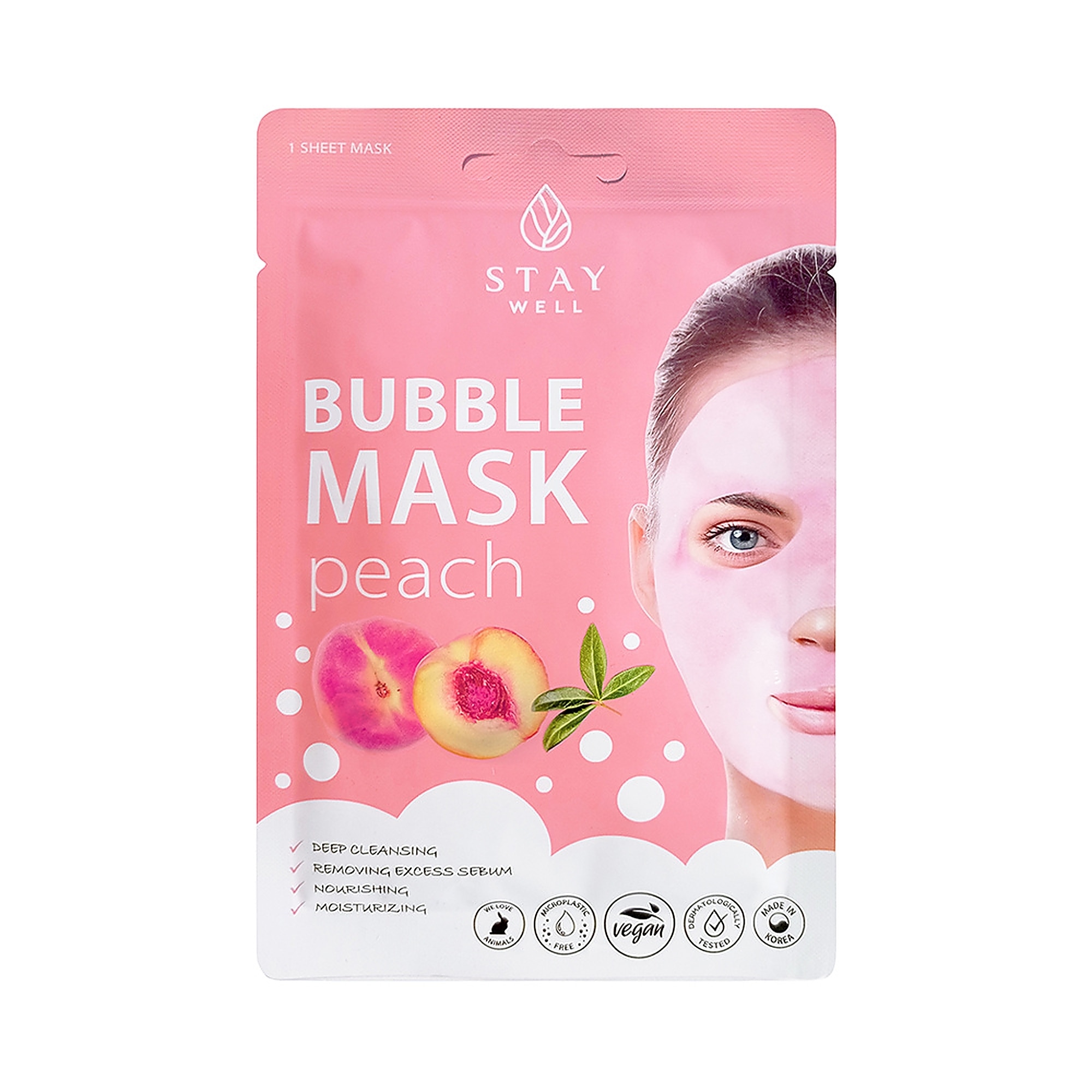 20 G STAY WELL DEEP CLEANSING BUBBLE MASK Hloubkově čistící pěnová maska 1 of 1 Hloubkově čistící pěnová maska