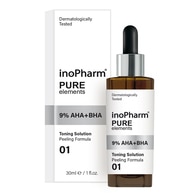 30 ML Inopharm FACE  PEELING WITH 9 AHA BHA Pleťový peeling  1 of 2 