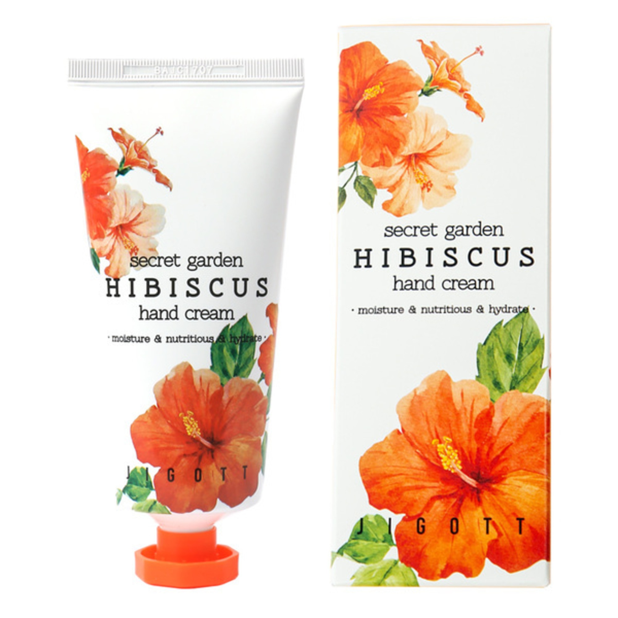 100 ML Jigott HAND CREAM GARDEN HIBISCUS Krém na ruce 1 of 1