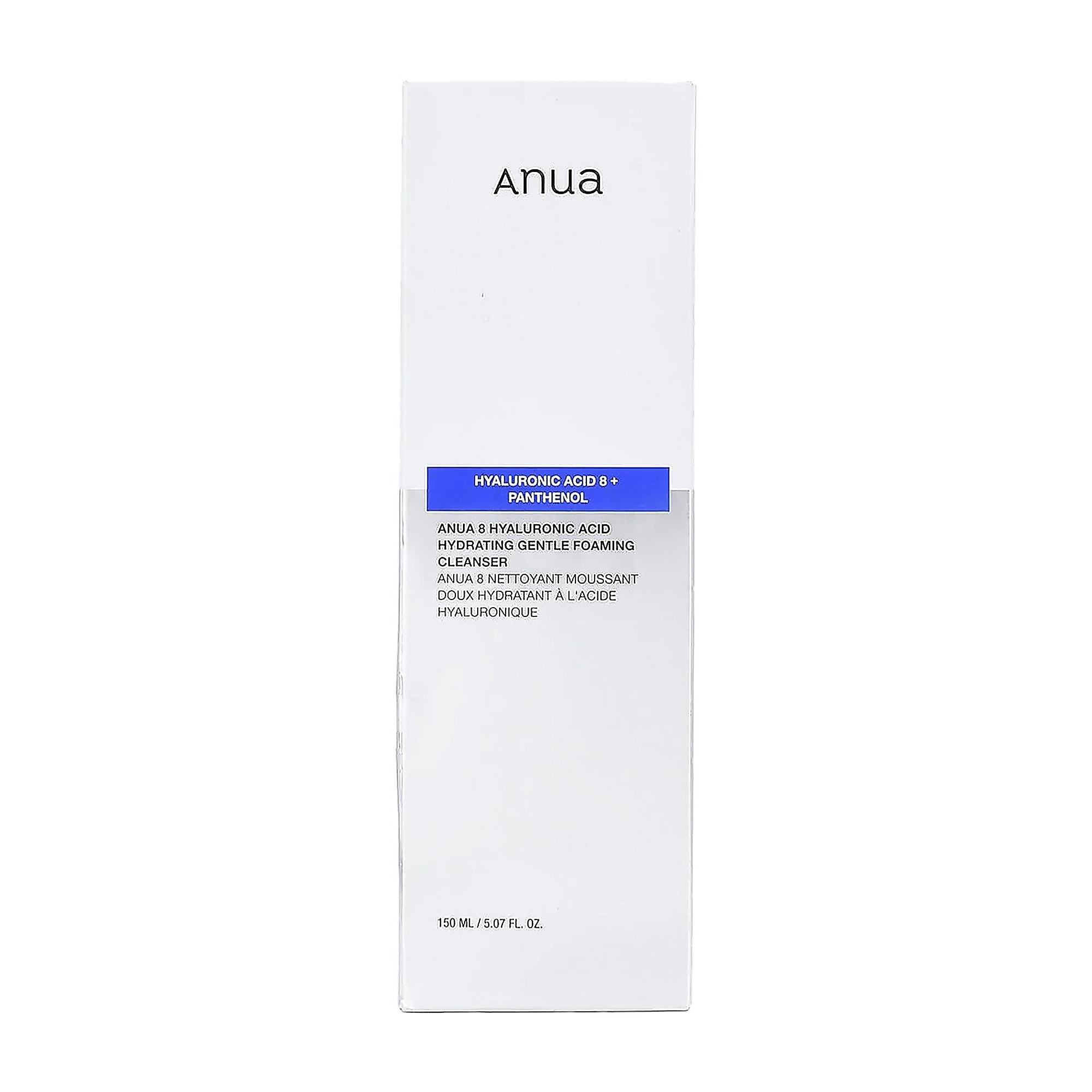 150 ML ANUA HYALURONIC ACID MOISTURIZING GENTLE GEL CLEANSER Jemný čisticí gel s 8 druhy kyseliny hyaluronové 1 of 3