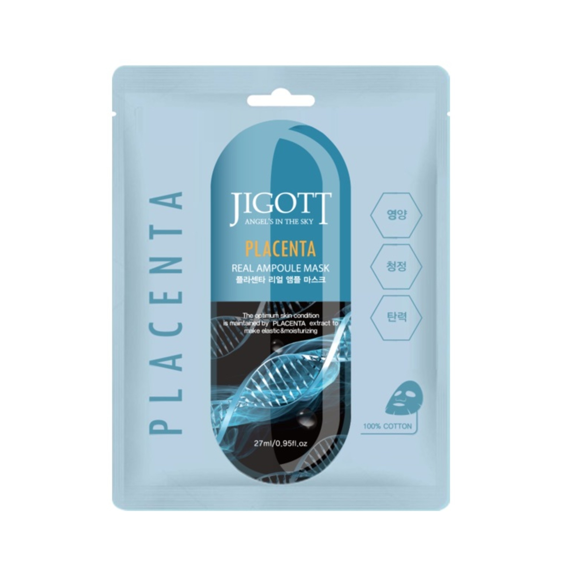 27 ML Jigott PLACENTA AMPOULE MASK Anti-aging maska 1 of 1