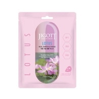 27 ML Jigott LOTUS AMPOULE MASK Hydratační pleťová maska s výtažkem z lotosu  1 of 2 