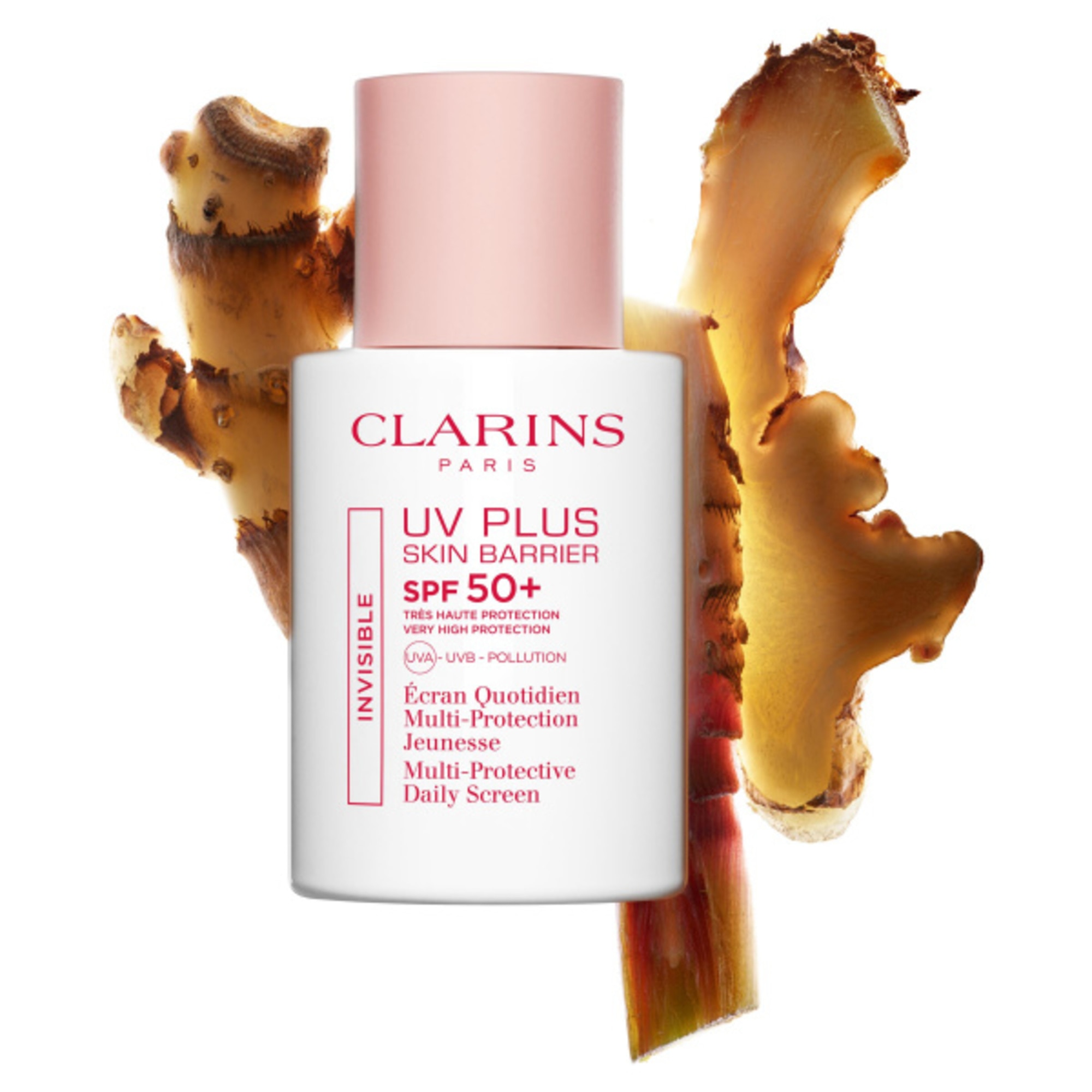 30 ML Clarins UV PLUS TANSLUCENT SPF50 Opalovací mléko s vícenásobnou ochranou  1 of 3 