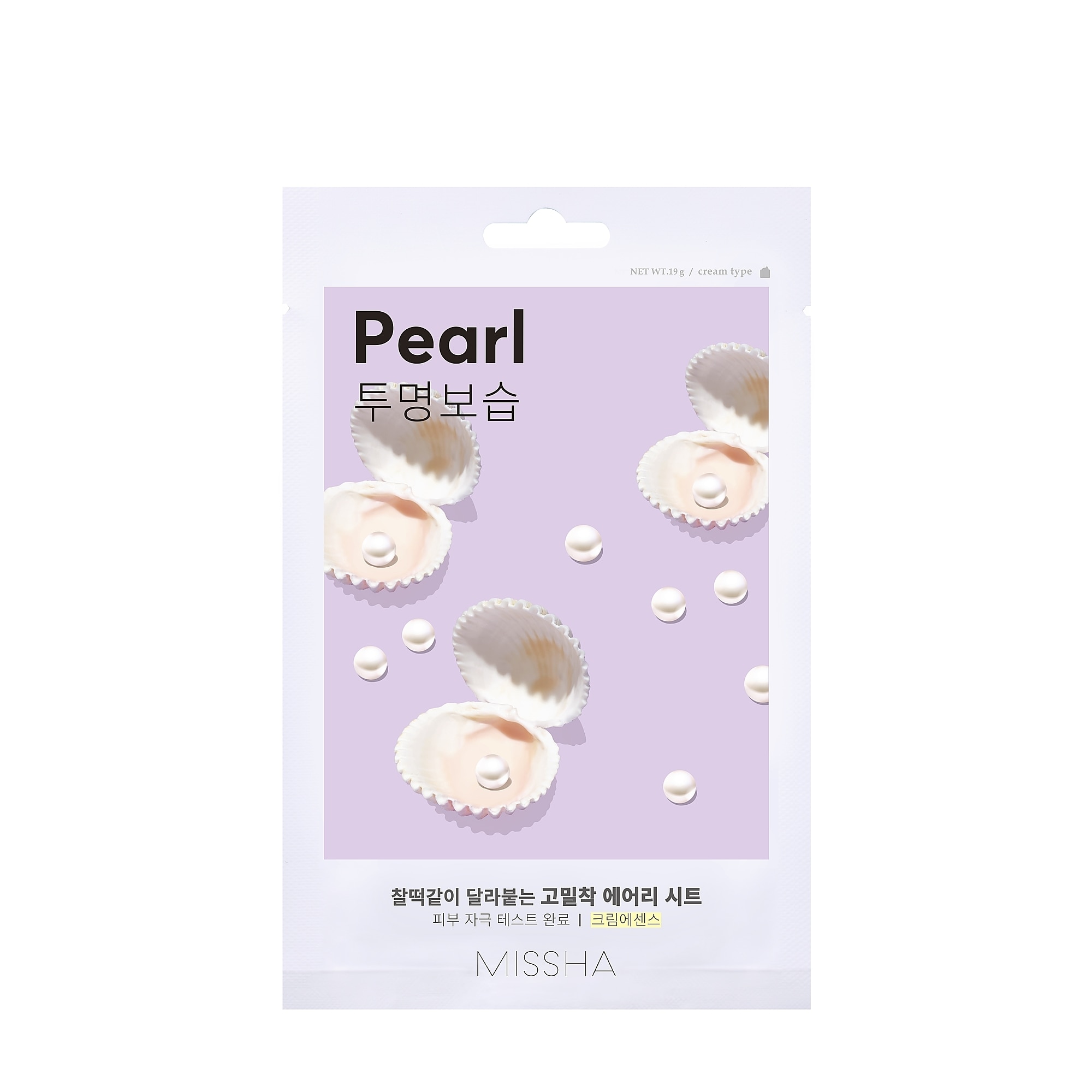 22 G MISSHA AIRY FIT SHEET MASK PEARL Pleťová maska 1 of 1 Pleťová maska