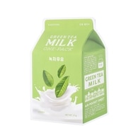 21 G A'PIEU GREEN TEA MILK Pleťová maska  
