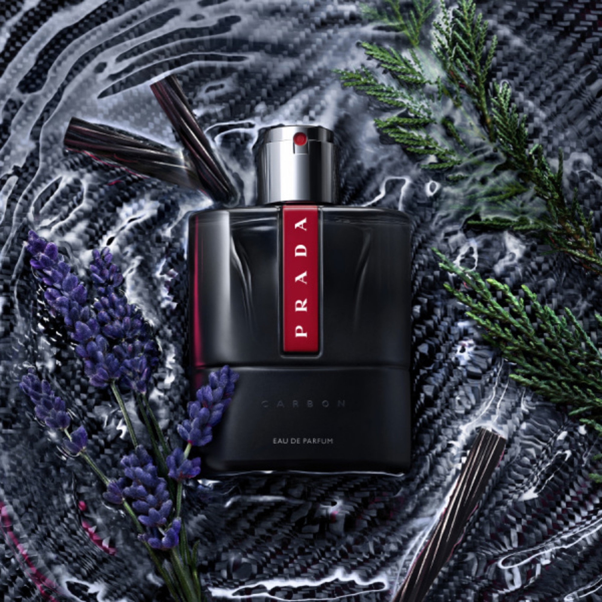 50 ML Prada LUNA ROSSA CARBON Parfémovaná voda  1 of 4 