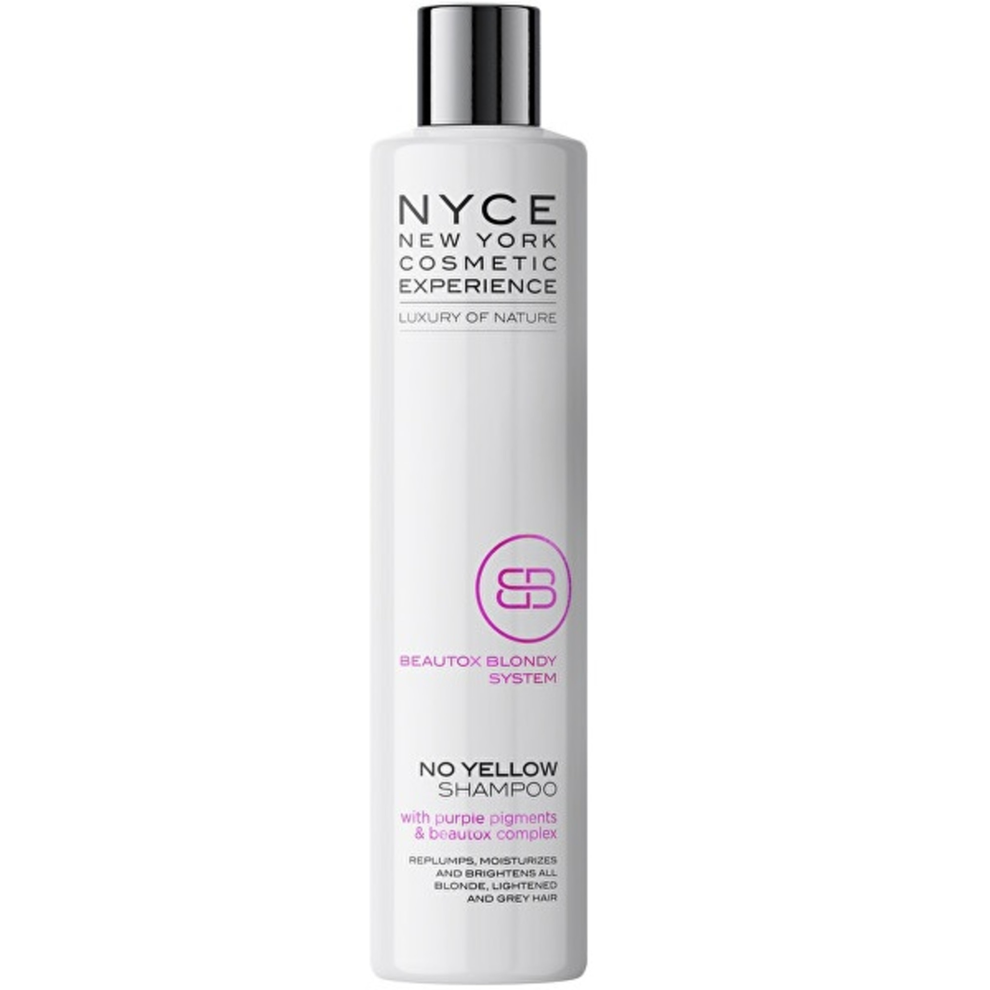 250 ML Nyce BEAUTOX BLONDY SYSTEM NYC BLOND BEAUTOX SAMPON 1 of 2