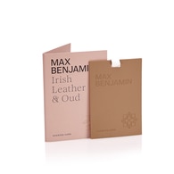 1 KS Max Benjamin IRISH LEATHER  OUD  SCENTED CARD Vonná karta  1 of 2 