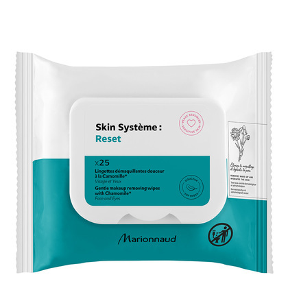 25 KS MARIONNAUD MAKE UP GENTLE MAKE-UP REMOVING WIPES Odličovací ubrousky s heřmánkem  1 of 1 