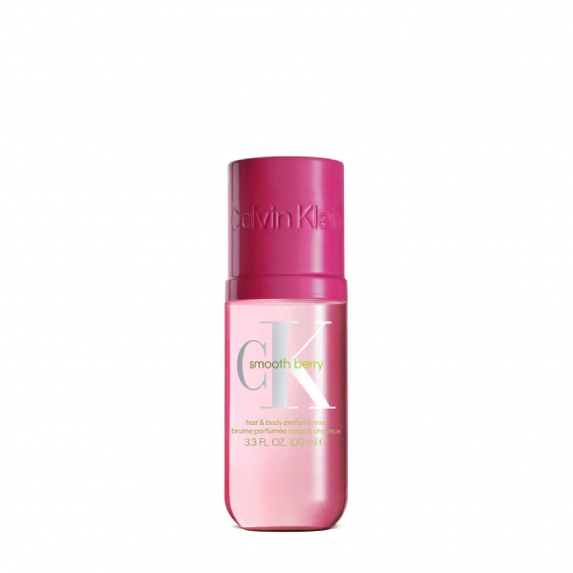100 ML Calvin Klein SMOOTH BERRY UNISEX HAIR & BODY PERFUME MIST Parfémovaná mlha na tělo a vlasy 1 of 4