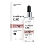 30 ML Inopharm FACE SERUM WITH 2 HYALURONIC ACID VIT B5 Pleťové sérum  1 of 1 Pleťové sérum