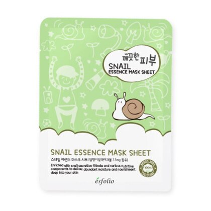 25 ML Esfolio PURE SKIN SNAIL ESSENCE MASK SHEET Plátýnková pleťová maska 1 of 1