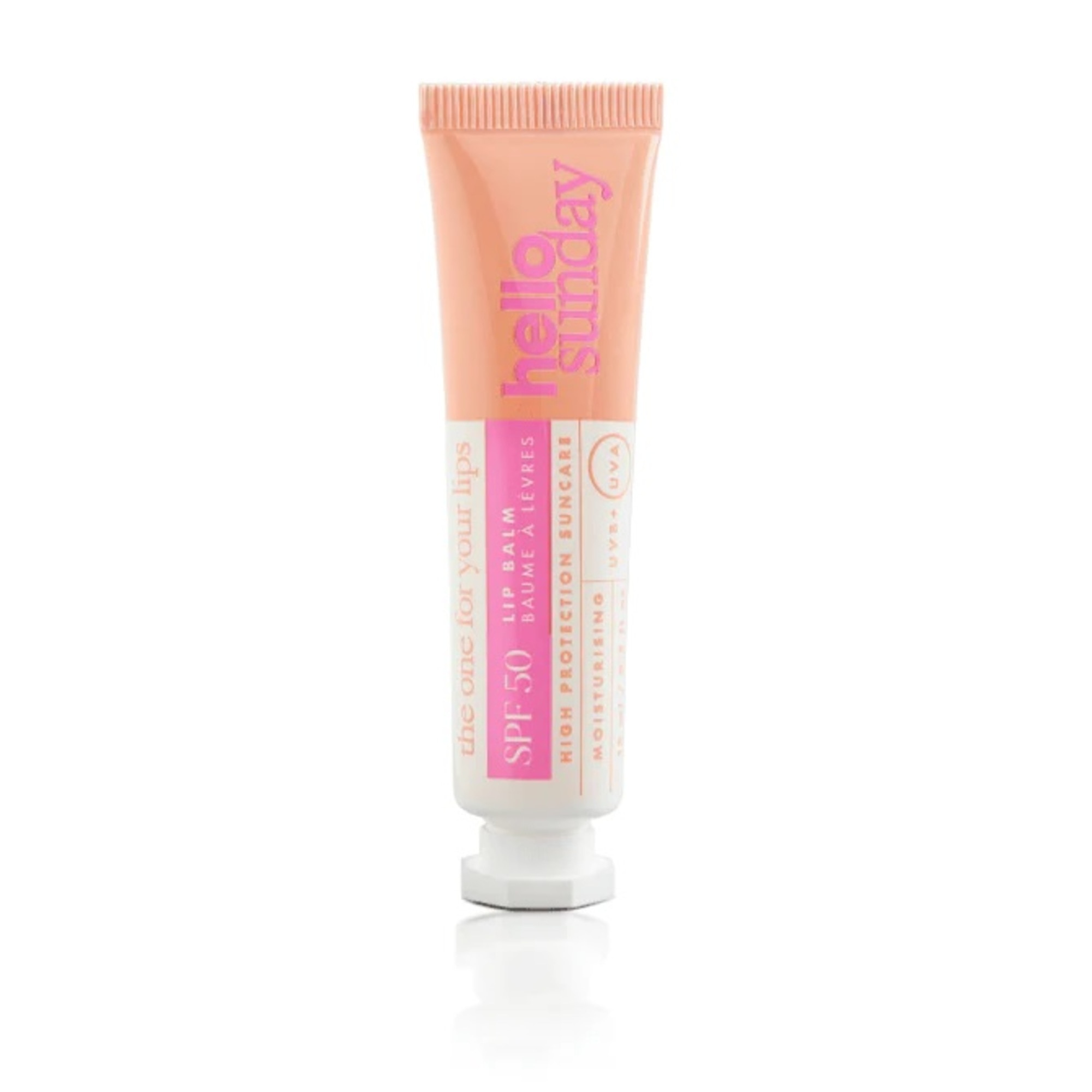 15 ML Hello Sunday CLEAR LIP BALM FRAGRANCE FREE SPF50 Balzám na rty 1 of 3