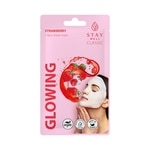 22 G STAY WELL CLASSIC SHEET MASK STRAWBERY Pleťová maska  1 of 1 Pleťová maska