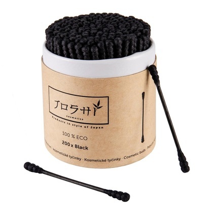 200 KS JOSHI BAMBOO BLACK Vatové tyčinky  1 of 1 