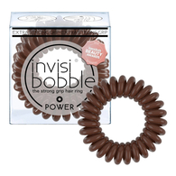 3 KS INVISIBOBBLE POWER PRETZEL BROWN Gumičky do vlasů  1 of 2 