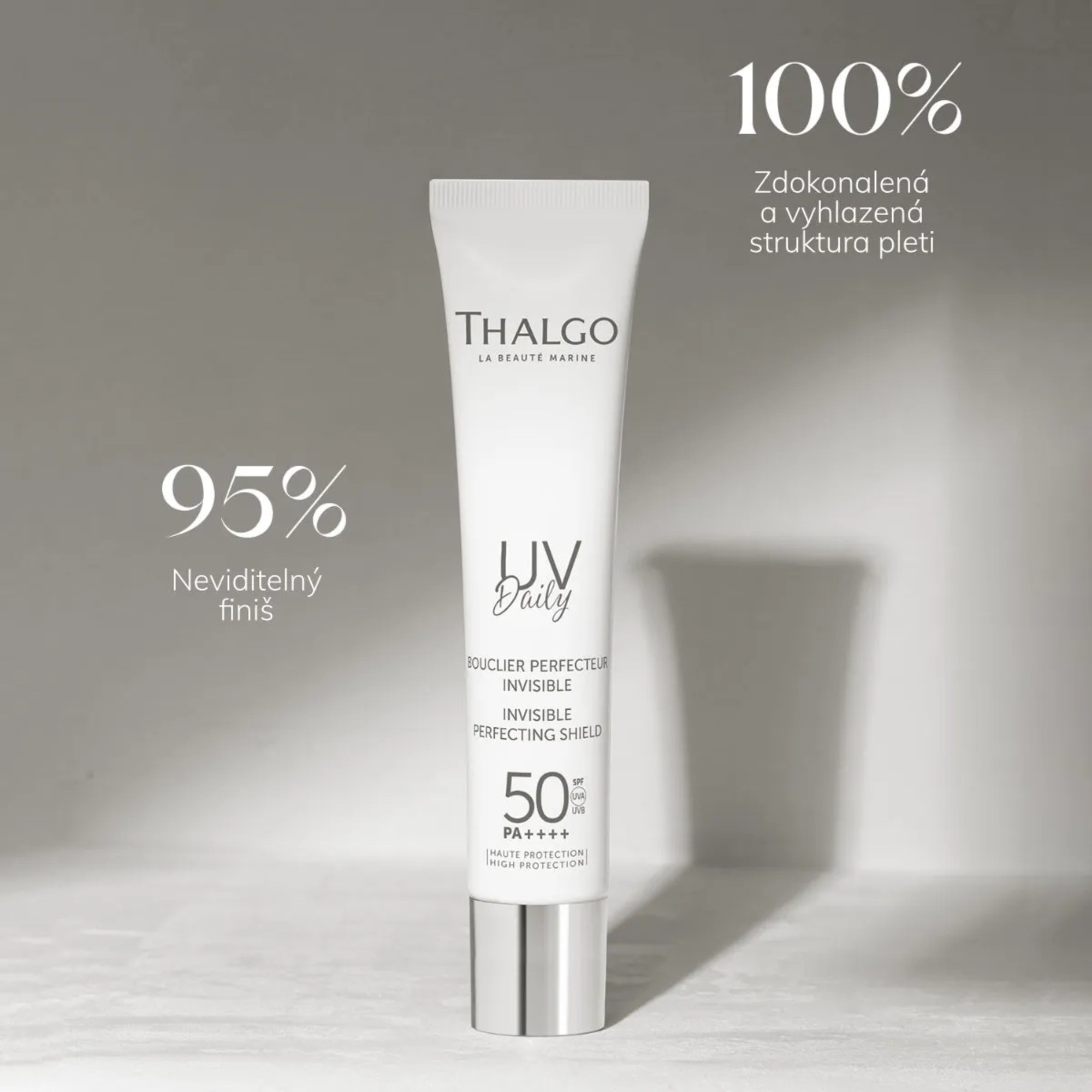 40 ML Thalgo UV DAILY Zdokonalující ochranný fluid SPF50 2 of 3 Zdokonalující ochranný fluid SPF50